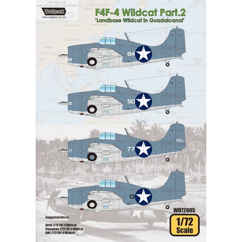 1/72 F4F-4 Wildcat Part.2 'Land base Wildcat in Guadalcanal'