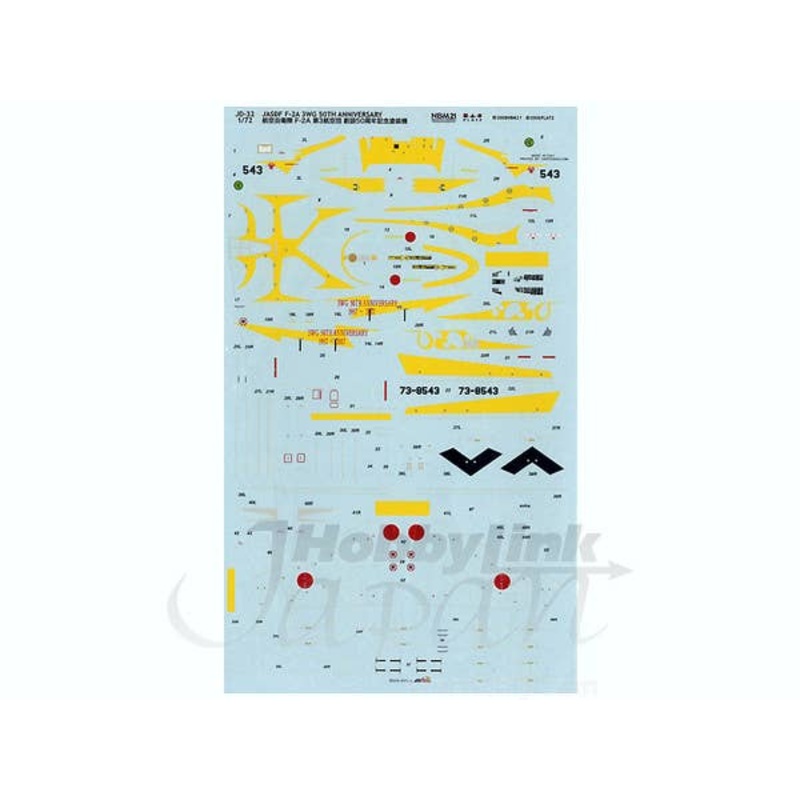 1/72 JASDF F-2A 3WG 50th Anniversary Decals