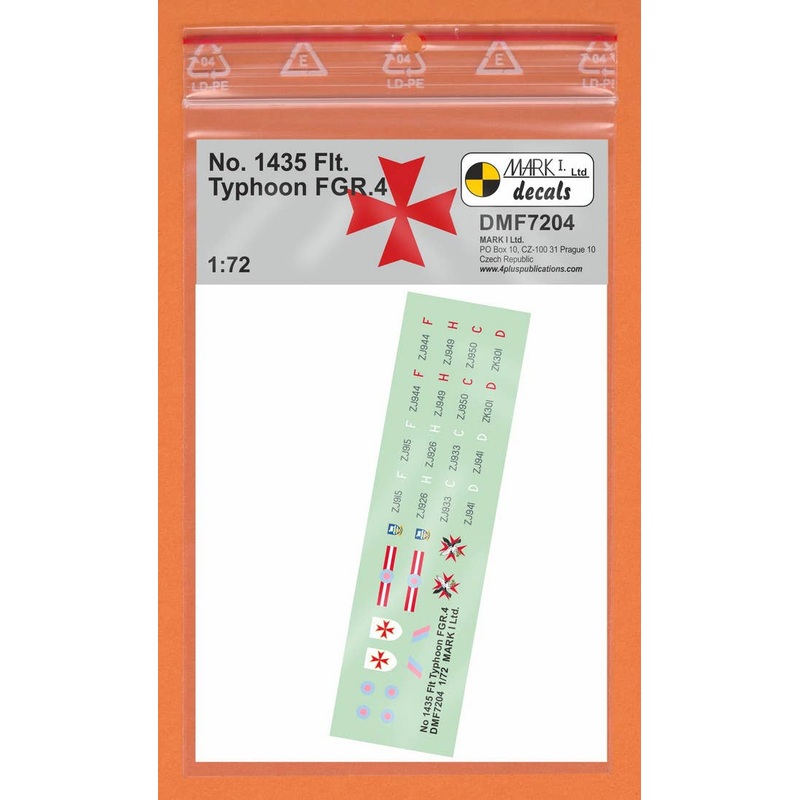 1/72 No.1435 Flt. Typhoon FGR.4