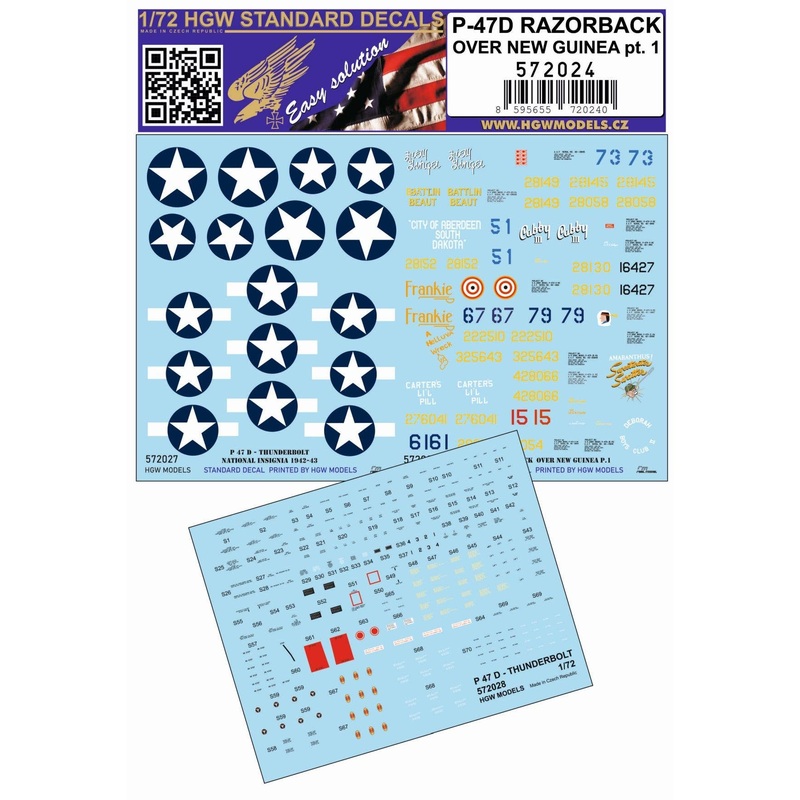 1/72 P-47D Razorback over New Guinea Part 1