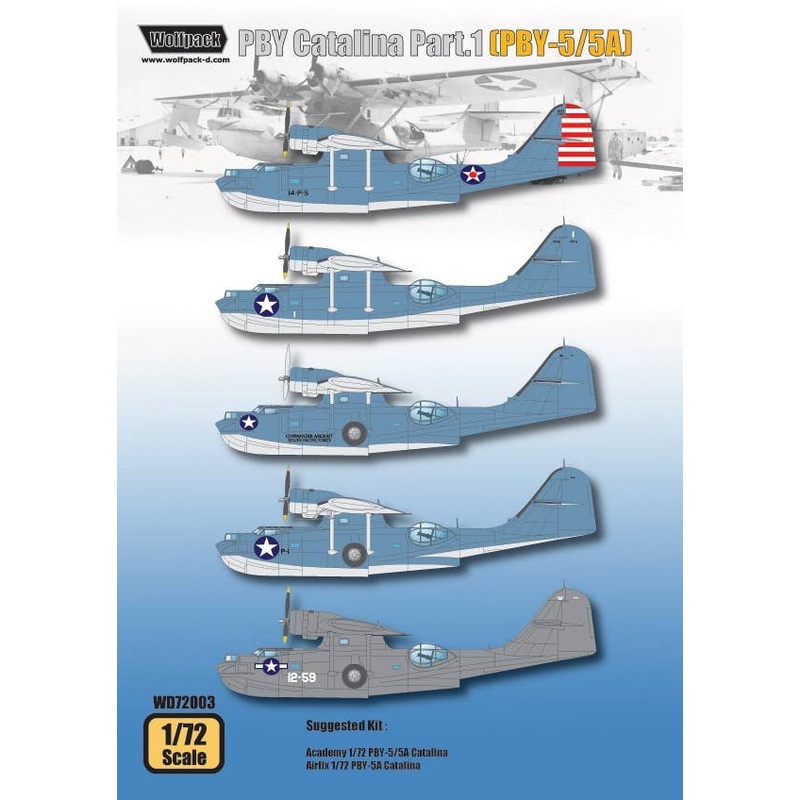 1/72 PBY Catalina Decal Part 1 (PBY-5/5A)