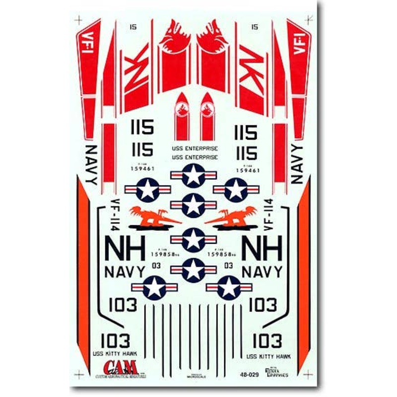 1/48 F-14A Tomcat VF-114/VF-1 Wolfpack