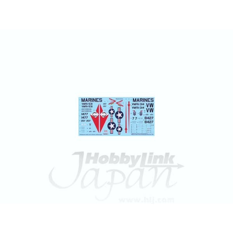 1/48 F-4B Phantom Decal Set 10: VMFA-531, VMFA-314 (Academy)