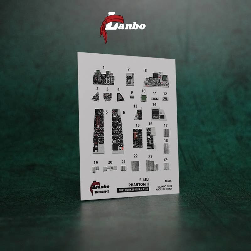 1/48 F-4EJ 3D interior decal