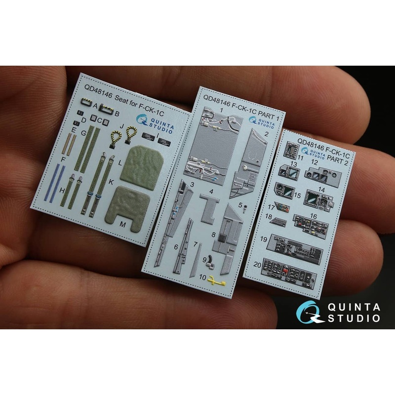 1/48 F-CK-1C Interior 3D Decal (for AFV Club Kit)