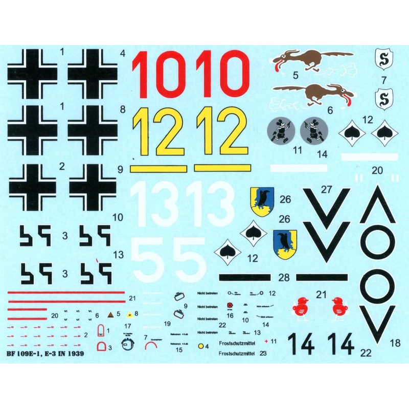 1/48 Messerschmitt BF 109E Early Emils