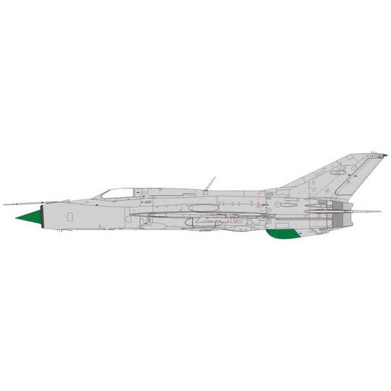 1/48 MiG-21PF Stencils (decals; for Eduard)