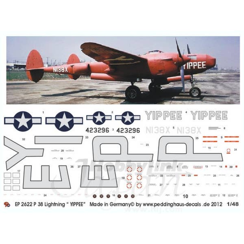 1/48 P-38 "YIPPEE"