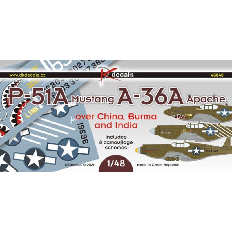 1/48 P-51A/A-36A over China, Burma and India