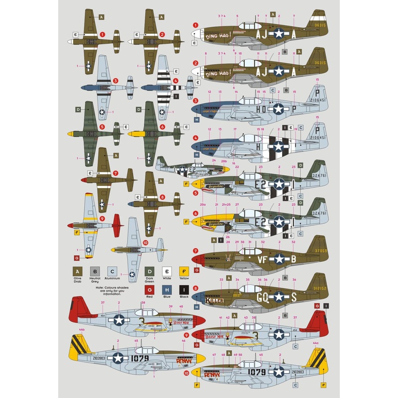 1/48 P-51B/C Mustang over Western Europe, Mediterranean and China