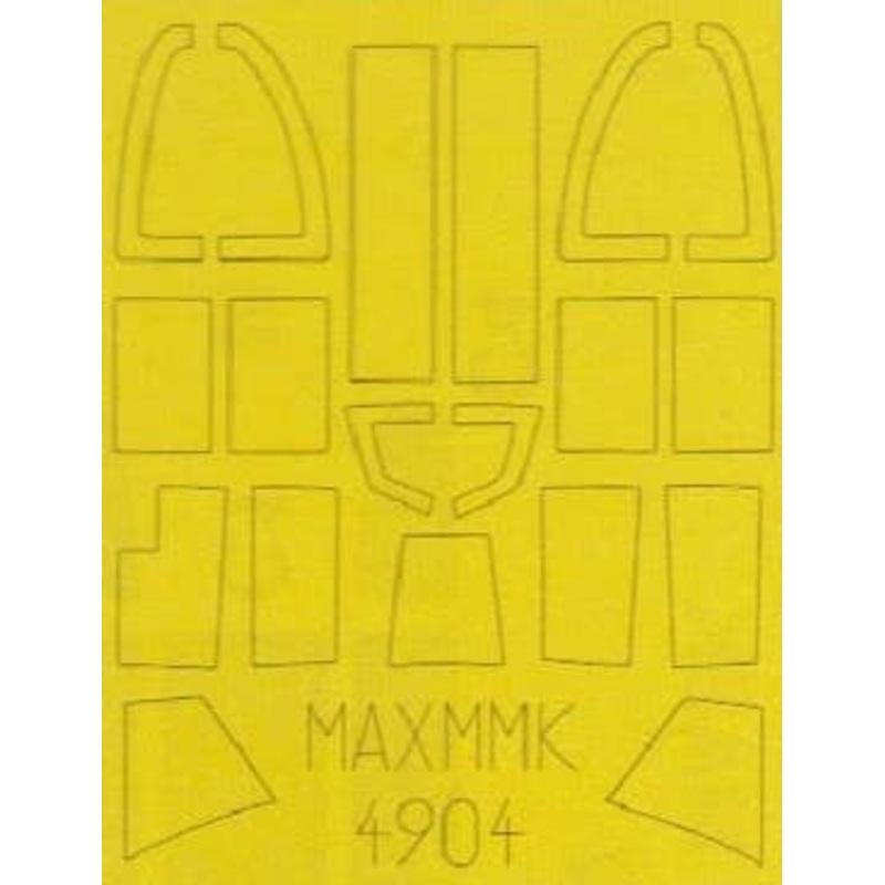 1/48 Saab J21 Canopy Mask for Pilot Replicas Kit