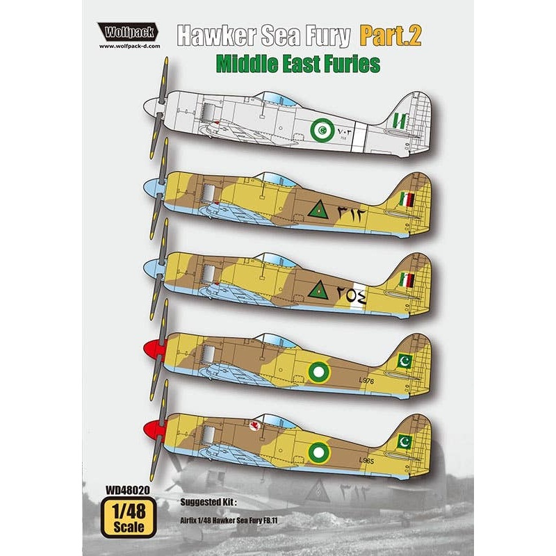 Hawker Sea Fury Part.2 "Middle East" (For 1/48 Airfix)
