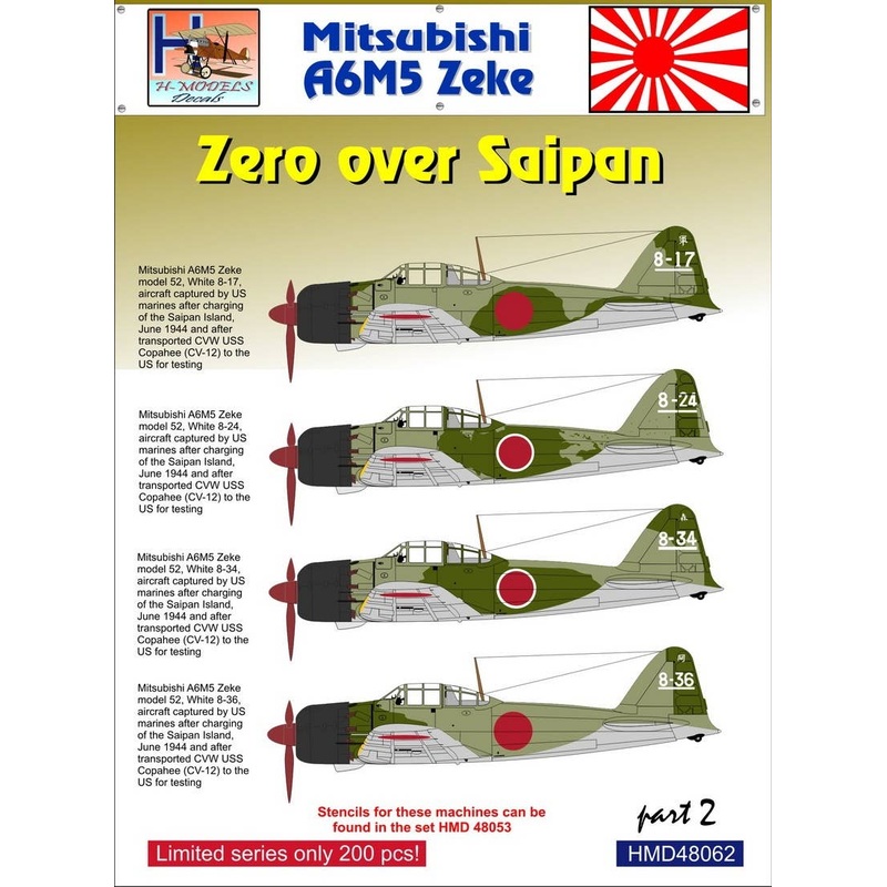 1/48 A6M5 Zeke over Saipan, Pt.2