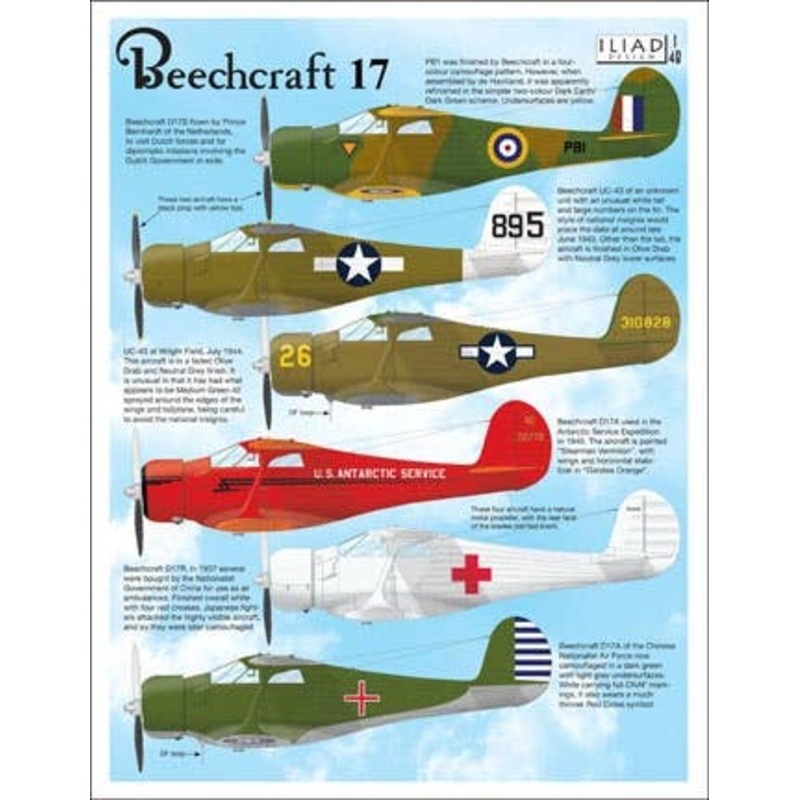 1/48 Beechcraft 17s
