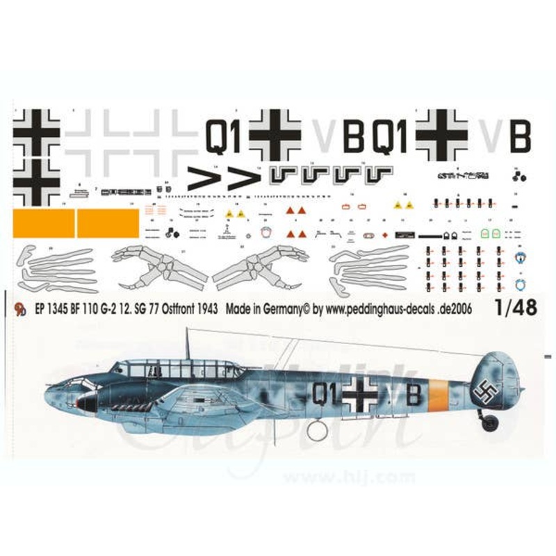 1/48 Bf 110 G-2 12. SG 77 Russia1943