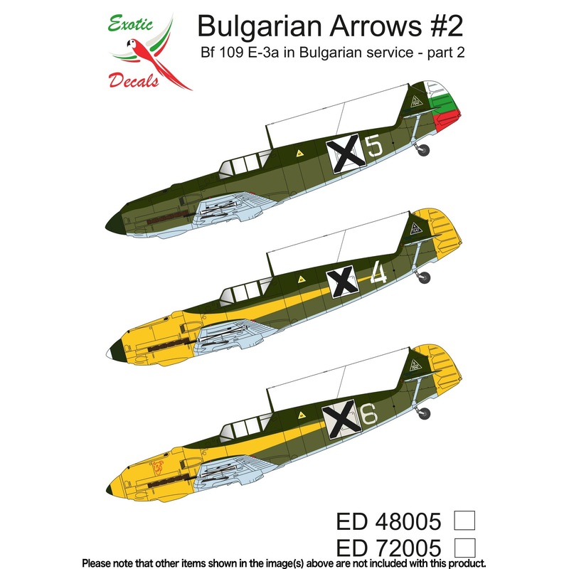 1/48 Bulgarian Arrows #2 Bf 109 E-3a in Bulgarian service - part 2