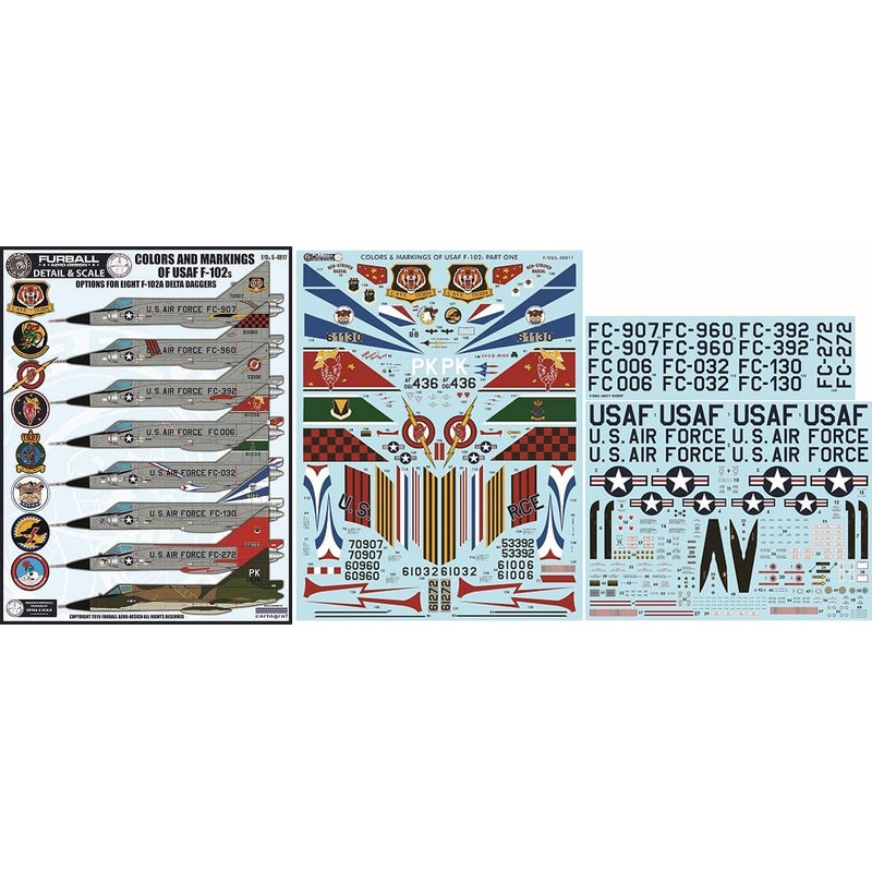 1/48 F-102 Colors & Markings