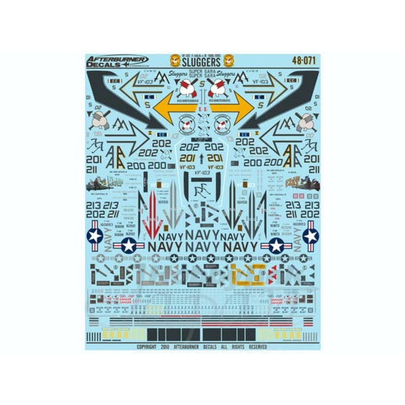 1/48 F-14B A/B VF103 Sluggers (for Hasegawa)