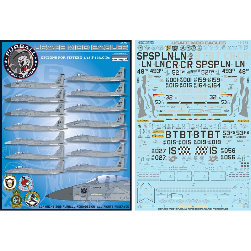 1/48 F-15A/C/D USAFE MOD Eagles