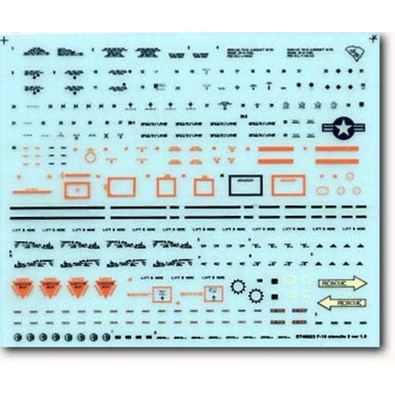 1/48 F-16 Stencils 2 ver 1.0