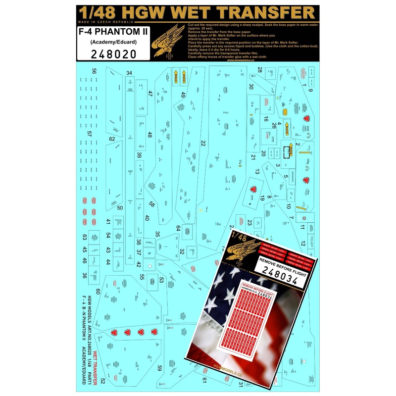 1/48 F-4 Phantom II Stencils