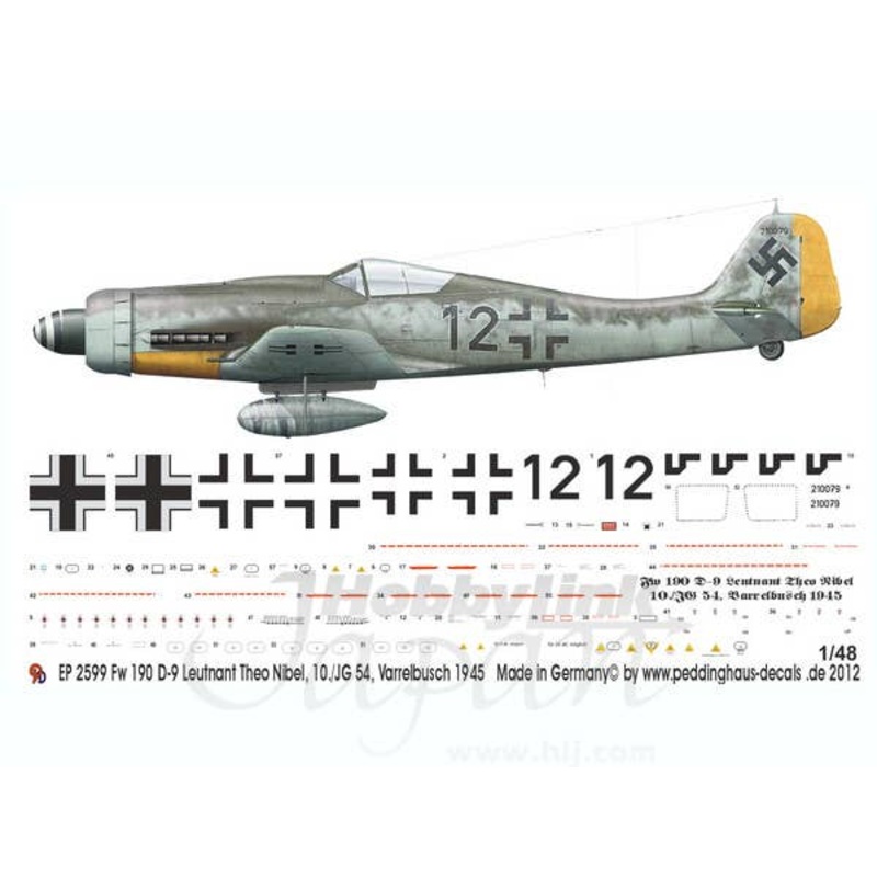 1/48 Fw190D-9 Lt. Theo Nibel 10./JG 54