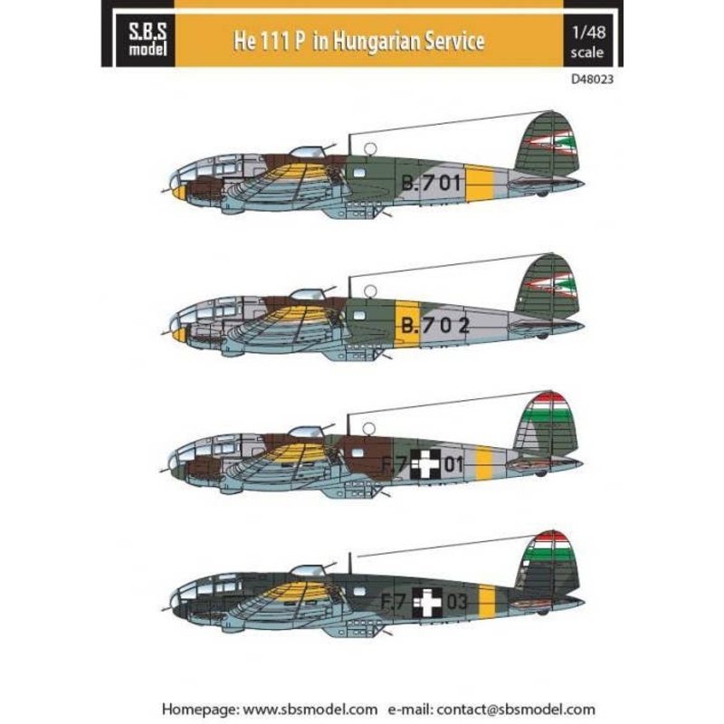 1/48 Heinkel He111P in Hungarian Service