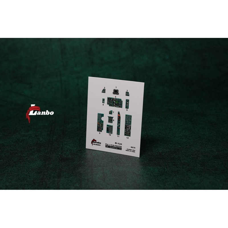 1/48 J-7C/D 3D interior decal (for. TRUMPETER)