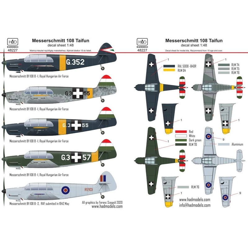 1/48 Messerschmitt Bf 108 Taifun