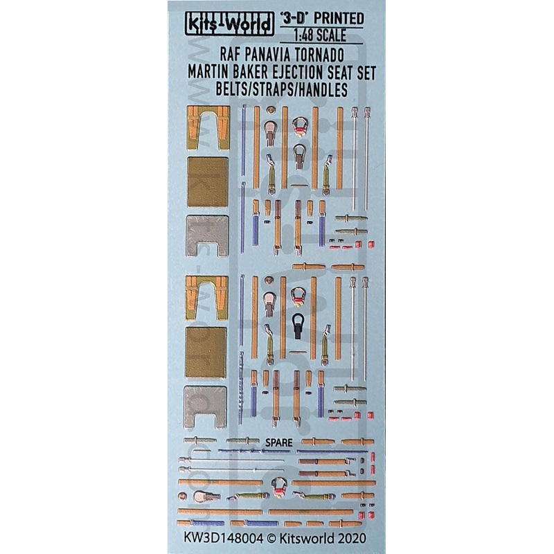 1/48 Panavia Tornado MB Ejection Seat Detail Up 3D Decal