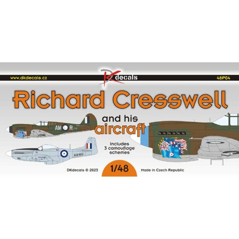 1/48 Richard Creswell and his aircraft