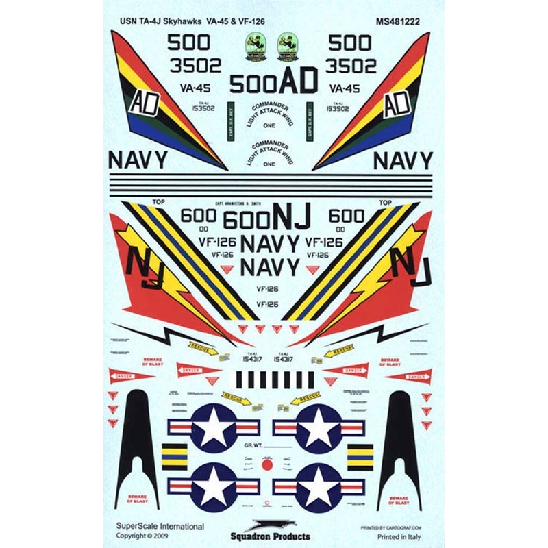 1/48 United States Navy TA-4J Skyhawk VA-45