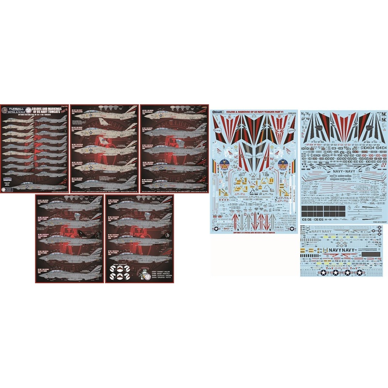 1/48 USN F-14 Tomcats Colors & Markings Part VI