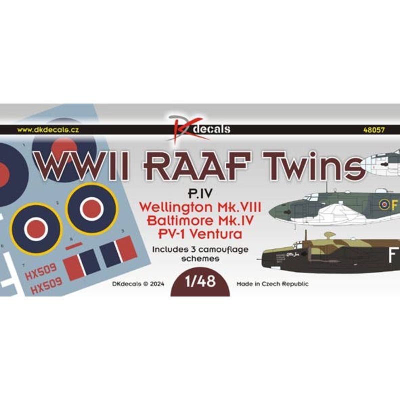 1/48 WWII RAAF Twins Pt.4: Wellington, Ventura, Baltimore