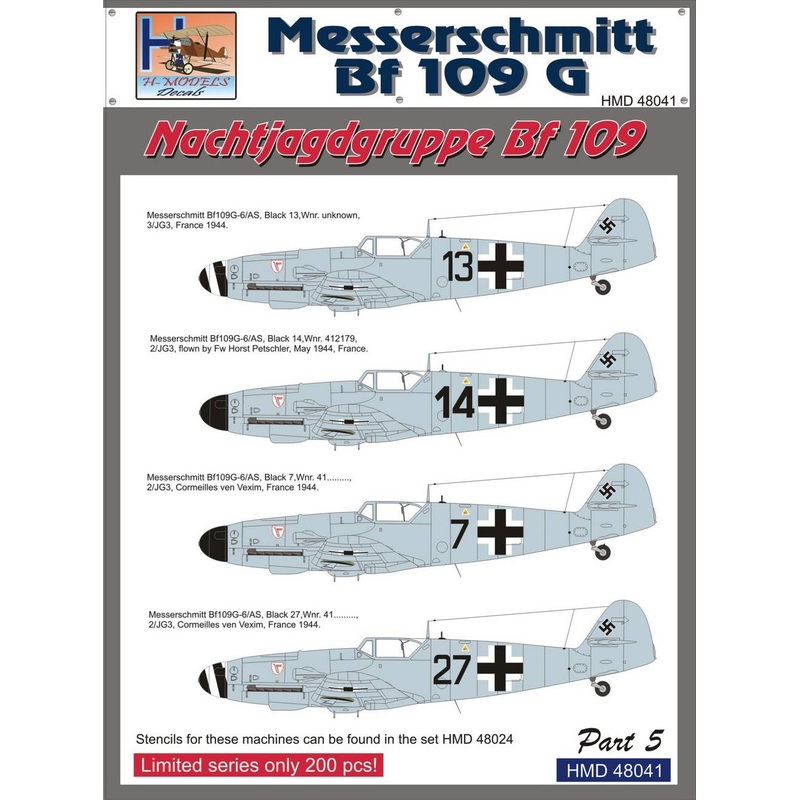 1/48 Bf 109G NJGr Bf 109, Pt.5
