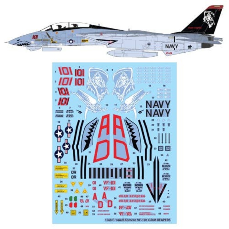 1/48 F-14AB Tomcat VF-101 Grim Reapers