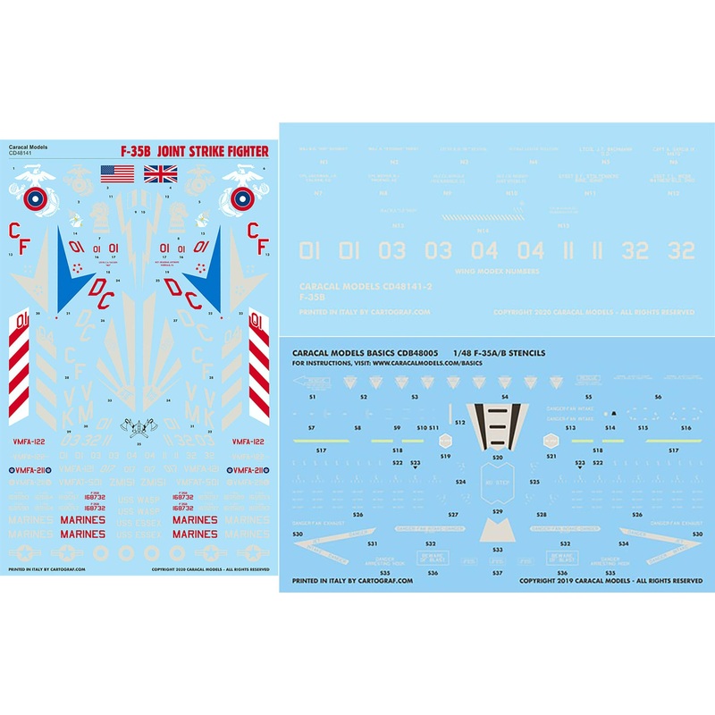 1/48 F-35B Joint Strike Fighter Decal