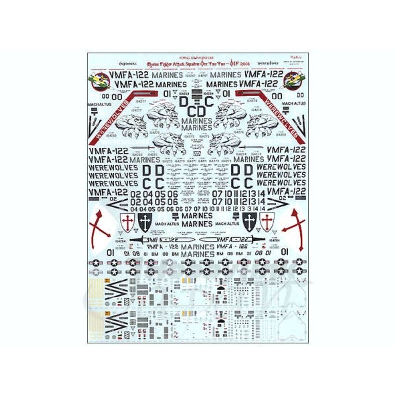 1/48 F/A-18C Marine Fighter Attack Squadron One Two Two