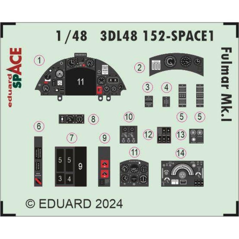 1/48 Fulmar Mk.I SPACE (for TRUMPETER)