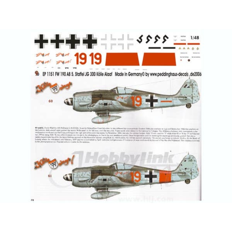 1/48 Fw 190 A8 5.Staffel JG300 "Koelle Alaaf"