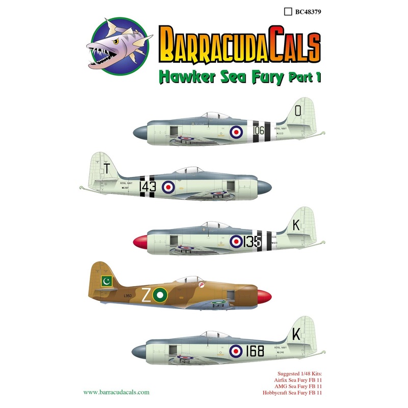 1/48 Hawker Sea Fury Part 1