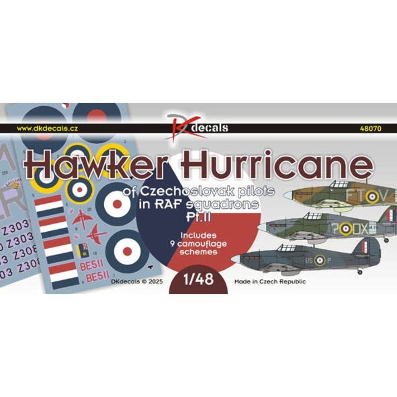 1/48 Hurricane of Czechoslovak pilots in RAF squadrons, Pt.2