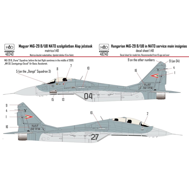1/48 Mig-29 Hungarian in NATO service
