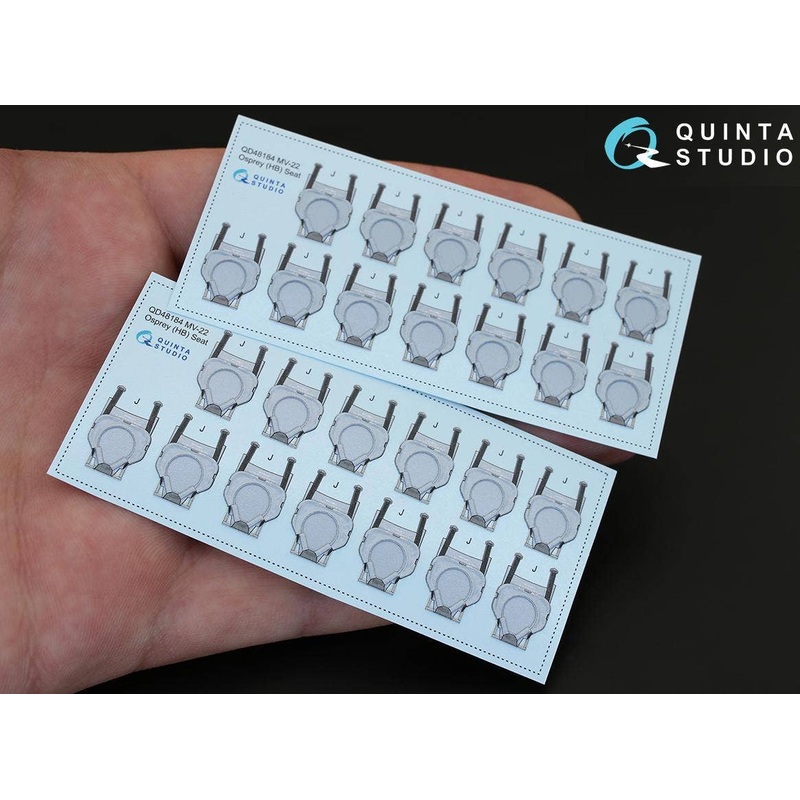 1/48 MV-22 Osprey folded seats (26 pcs) for Hobby Boss kit