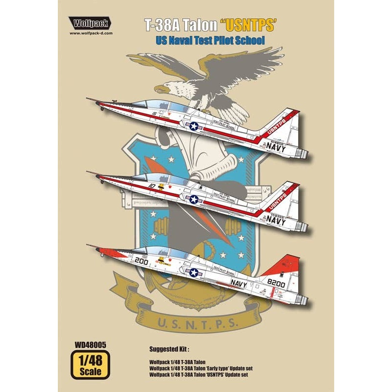 1/48 T-38A Talon "US Naval Test Pilot School" (for Wolfpack)