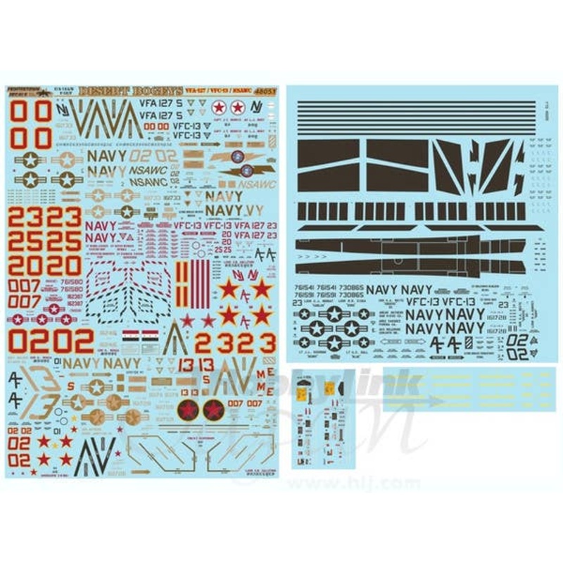 1/48 US.Navy F/A-18A/B & F-5E/F Dessert Bogey VFA-127/VFC-13/NSAWC