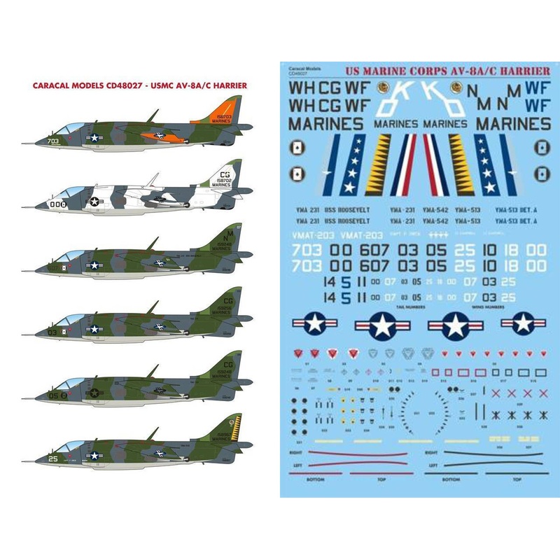1/48 USMC AV-8A/C Harrier