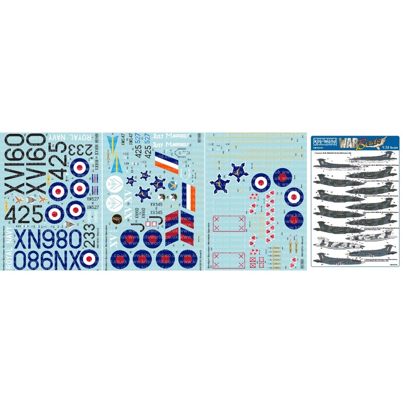 1/32 Buccaneer RAF Decal Set