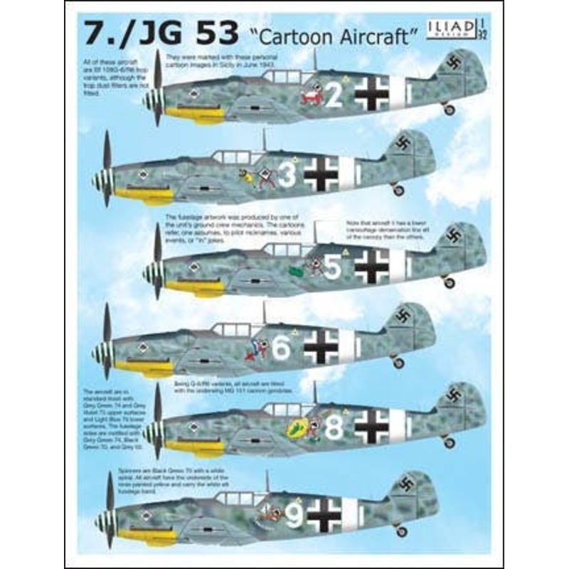 1/32 JG53 Bf 109G-6 'cartoon' Aircraft