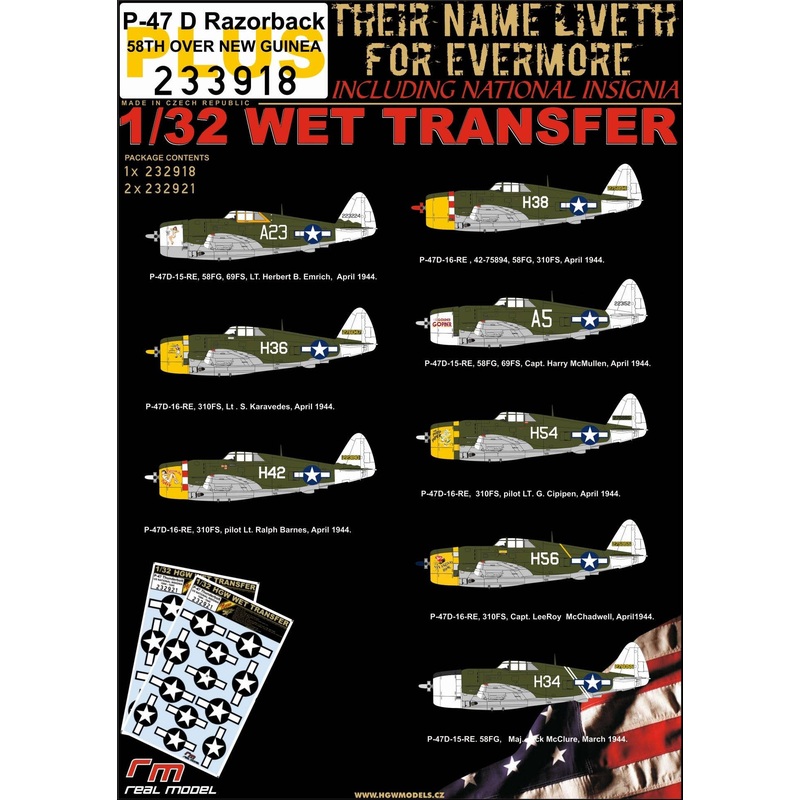 1/32 P-47D 58TH OVER NEW GUINEA